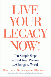 Live Your Legacy Now book