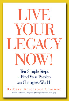 Live Your Legacy Now book Barbara Shaiman